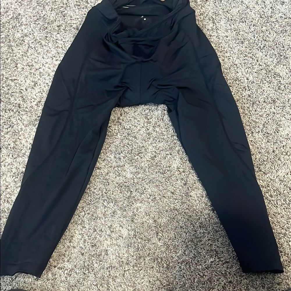 Sleek Black padded Leggings for Effortless Style